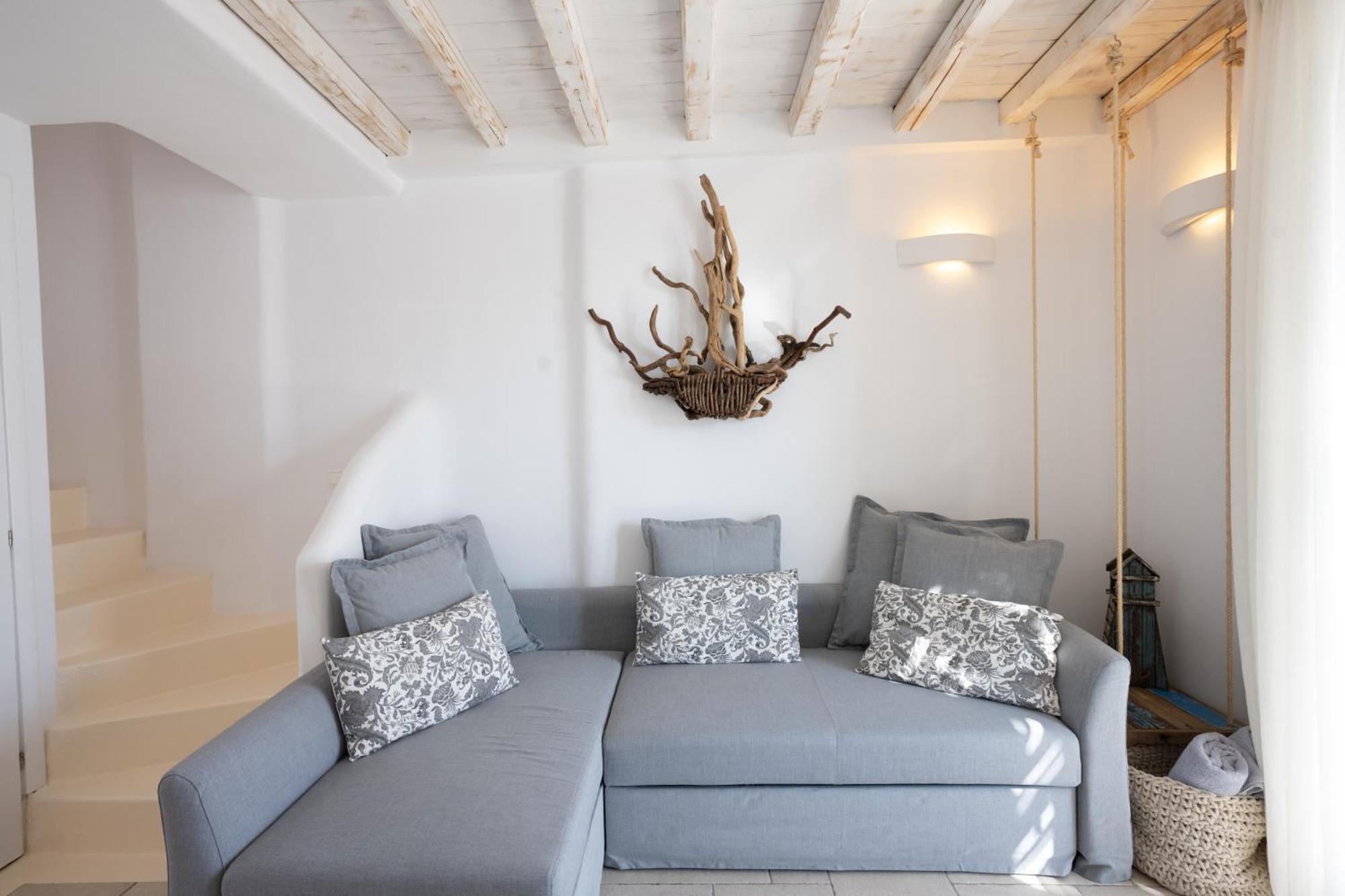 Blue, White And Grey Suites Орнос Экстерьер фото